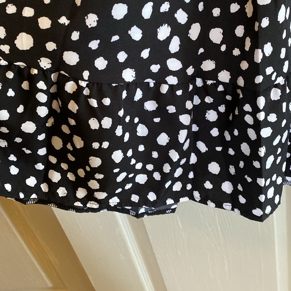 Halter dress, black and white, size M - Picture 3 of 8